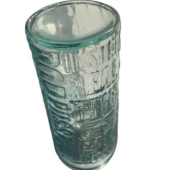 Coca Cola Glass Tumbler with lid, 17 oz., vintage - Picture 4 of 8